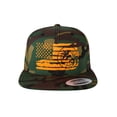 thumbnail image 2 of "Strong Faded" Black & Green Adult Snapback Flag Hat For Men & Women, 2 of 11