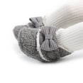 thumbnail image 3 of Orchip Autumn Winter Fleece Booties Newborn Baby Boy Girl First Walkers with Bow 0-18M, 3 of 6