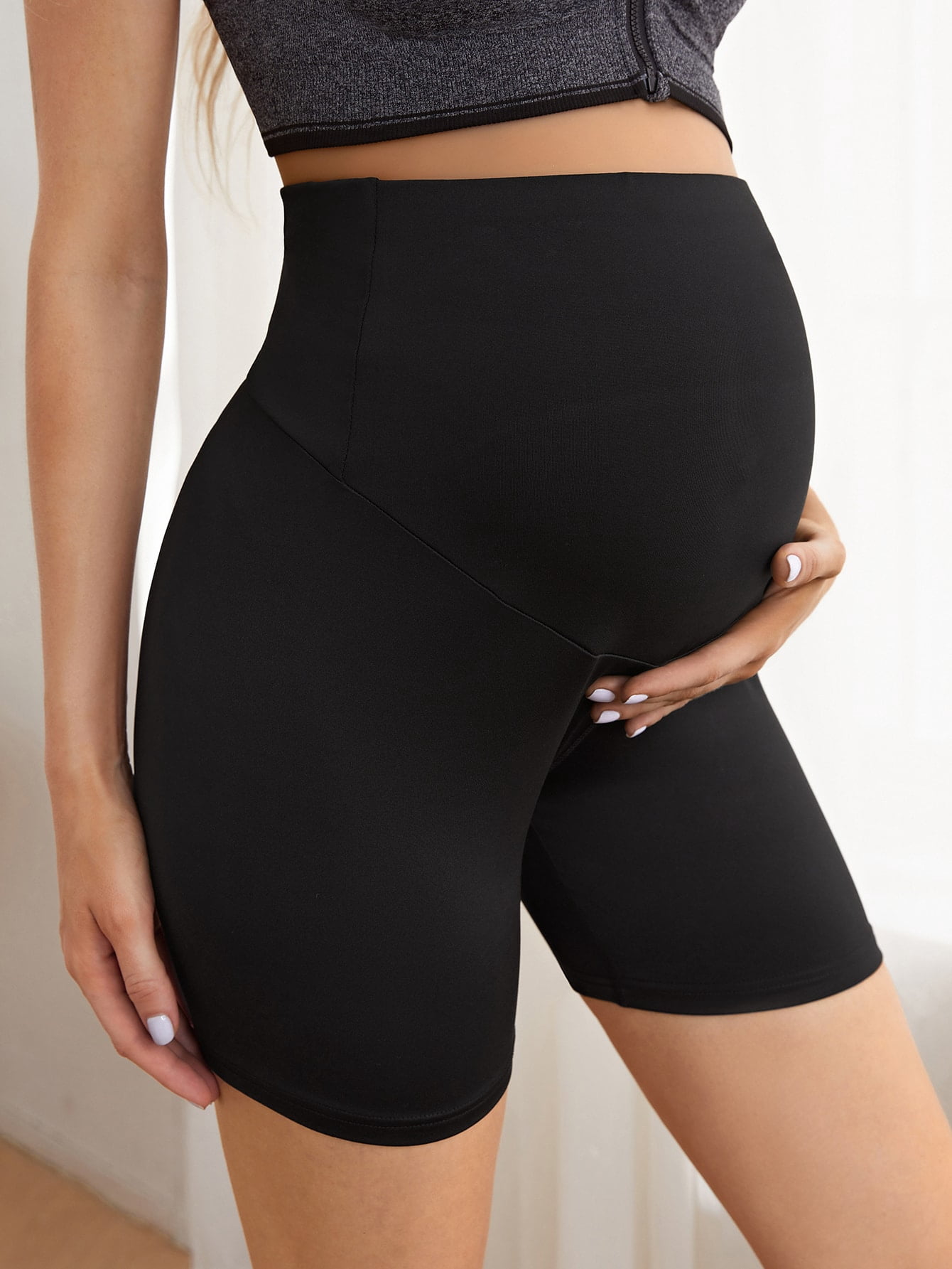 Summer Casual Black Women's Maternity 