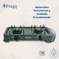 thumbnail image 2 of FRAGA Parrilla de Mesa, FRAGA P800, 2 Quemadores, Porcelanizada, Encendido Manual, Gas L.P., Hecho en México., 2 of 4