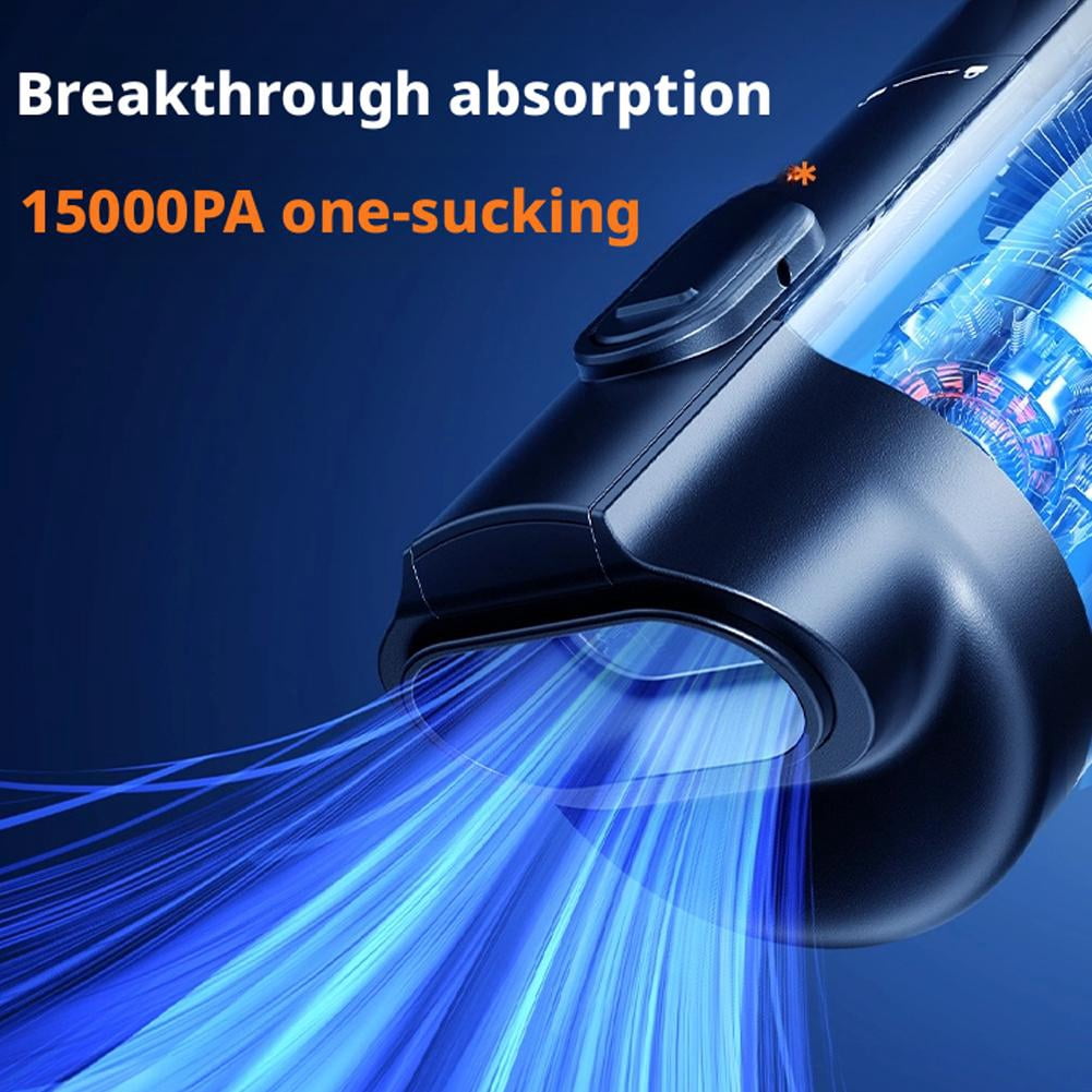 SharkTRUE Smart Handheld Vacuum Cleaner, Cordless Mini Vacuum with kPa Strong Suction, Rechargeable TypeC Portable Dust Cleaner for Home, Car, Sofa, Inflatable Pump Function