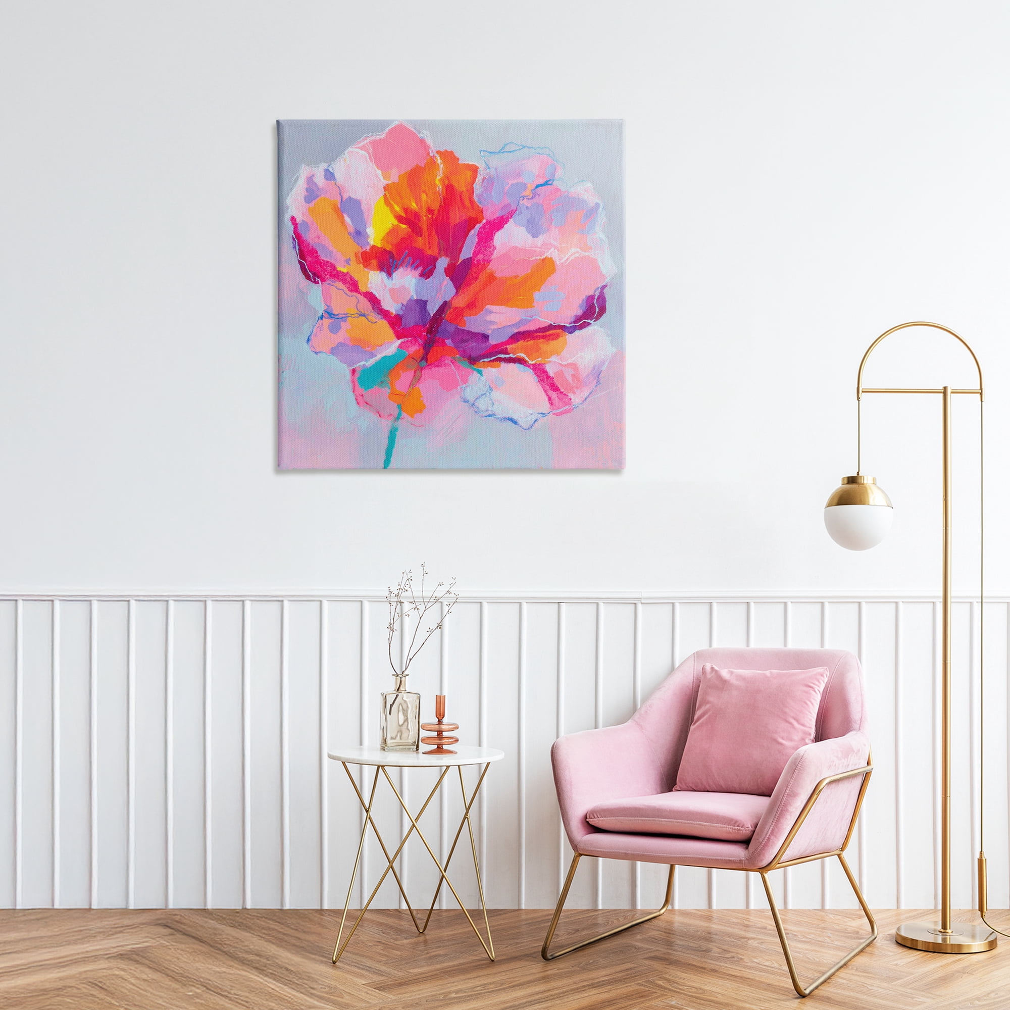 Stupell Industries The Open Petal Expression Canvas Wall Art, design by Chromatic Storm Studio