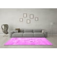 thumbnail image 3 of Ahgly Company Indoor Rectangle Abstract Pink Contemporary Area Rugs, 5' x 8', 3 of 4