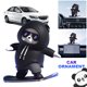 thumbnail image 4 of Mini Oso Deslizante Del Coche Lindo Consola Central Oso (negro), 4 of 9