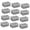 Silver, variant on 12pcs Luxury Gridding Shape Candy Wedding Party Favor