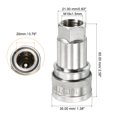 thumbnail image 2 of Unique Bargains M18x1.5mm Female Thread 1.38' OD Pipe Fitting Hydraulic Quick Connect Coupler, 1 Pack, 2 of 5