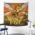 thumbnail image 2 of Dragon Wings Of Fire Tapestry Wall Hanging Wall Art Decor Wall Tapestry for Living Room Bedroom Dorm 59 x 59 inch, 2 of 7