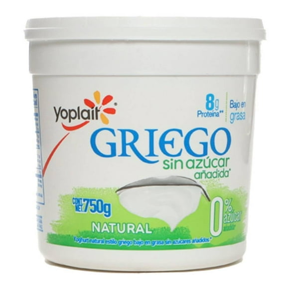 Yoghurt Yoplait Griego natural sin azúcar añadida 750 g