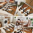 thumbnail image 6 of Area Rugs for Living Room 4x6 Ft, Black Women Non Slip Area Rugs for Kitchen Bedroom Entryway, Boho Retro Tribal Southwestern Stripe Washable Carpet Runner Rug Floor Mats for Bedroom Home Decor, 6 of 9