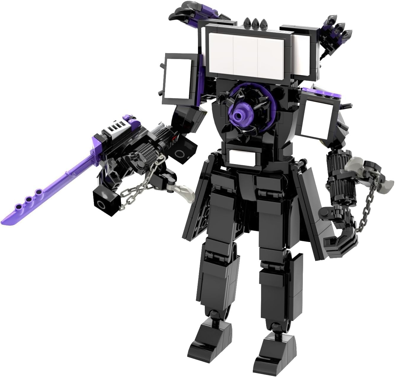 NAYIHOOP Skibidi Toilet Upgraded Titan TV Man Building Sets for Boy Adults Compatible with Lego