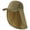 Khaki with Unfoldable Brim, variant on UPF 50+ Foldable Fishing Hat Baseball Cap with Removable Neck Flap Portable for Men Women Golf Hiking