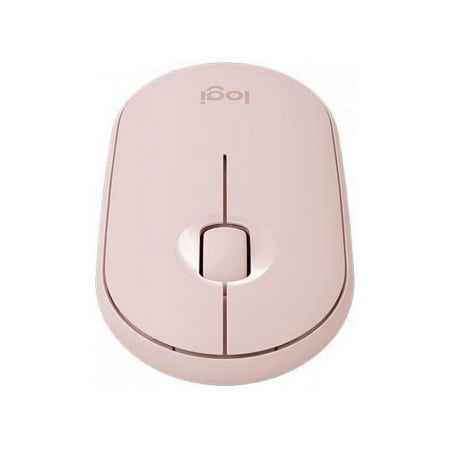 Logitech - Pebble M350 Wireless Optical Ambidextrous Mouse with Silent Click - Rose
