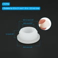 thumbnail image 2 of Uxcell T-Shaped Silicone Rubber Hollow Plug for 30 to 31mm Hole White 12 Pieces, 2 of 6