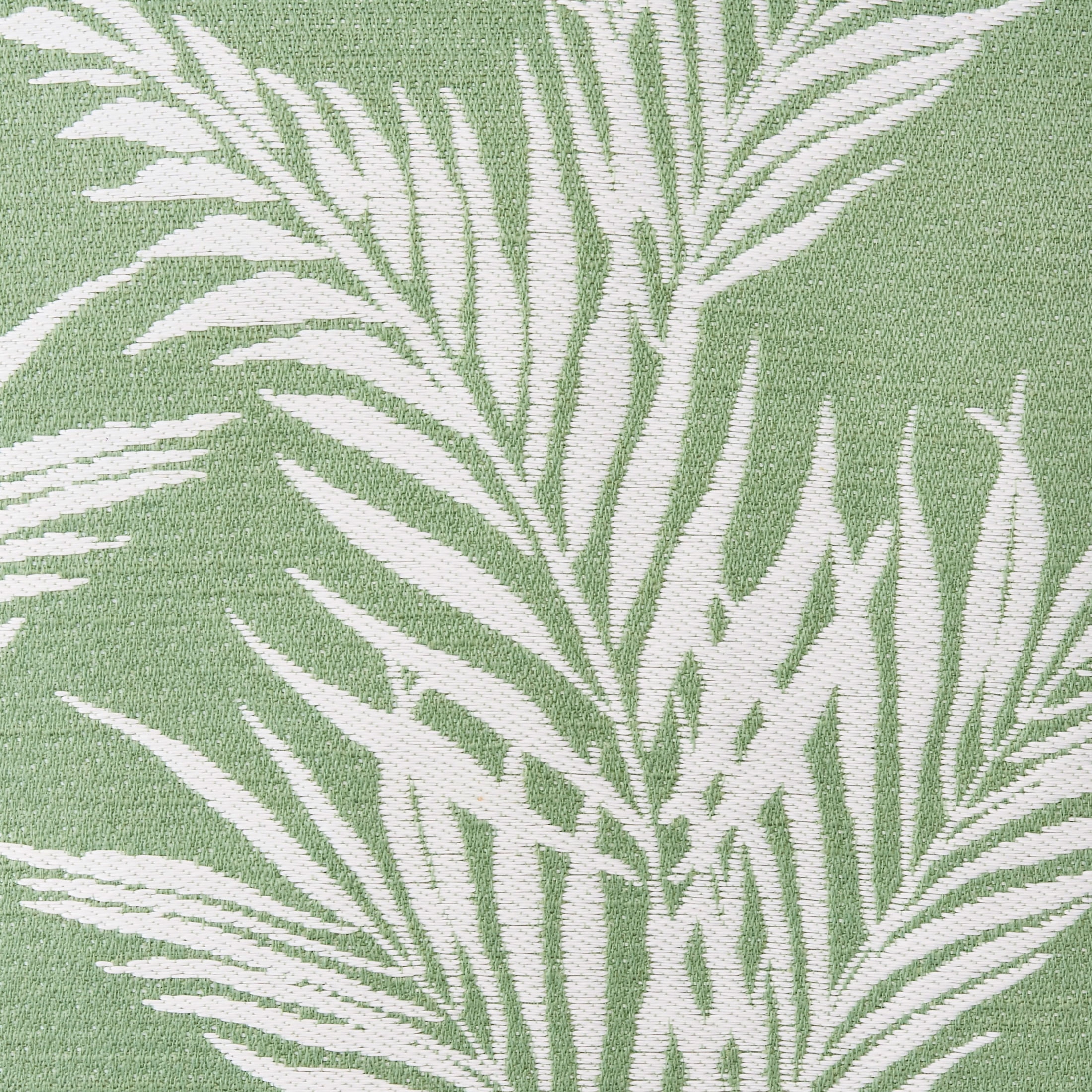 Better Homes & Gardens 18" x 18" Green Palm Outdoor Pillow