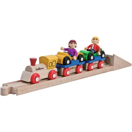 Eichhorn 10-Piece Wooden Car Shuttle Train Set - Walmart.com Eichhorn 10-Piece Wooden Car Shuttle Train Set - Walmart.com