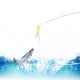 thumbnail image 2 of Señuelo de pesca de superficie para ratas, cebo artificial de simulación de ratón, anzuelo de agua dulce de largo alcance, juego de cebos para nadar en el mar (amarillo/10,5 g), 2 of 7