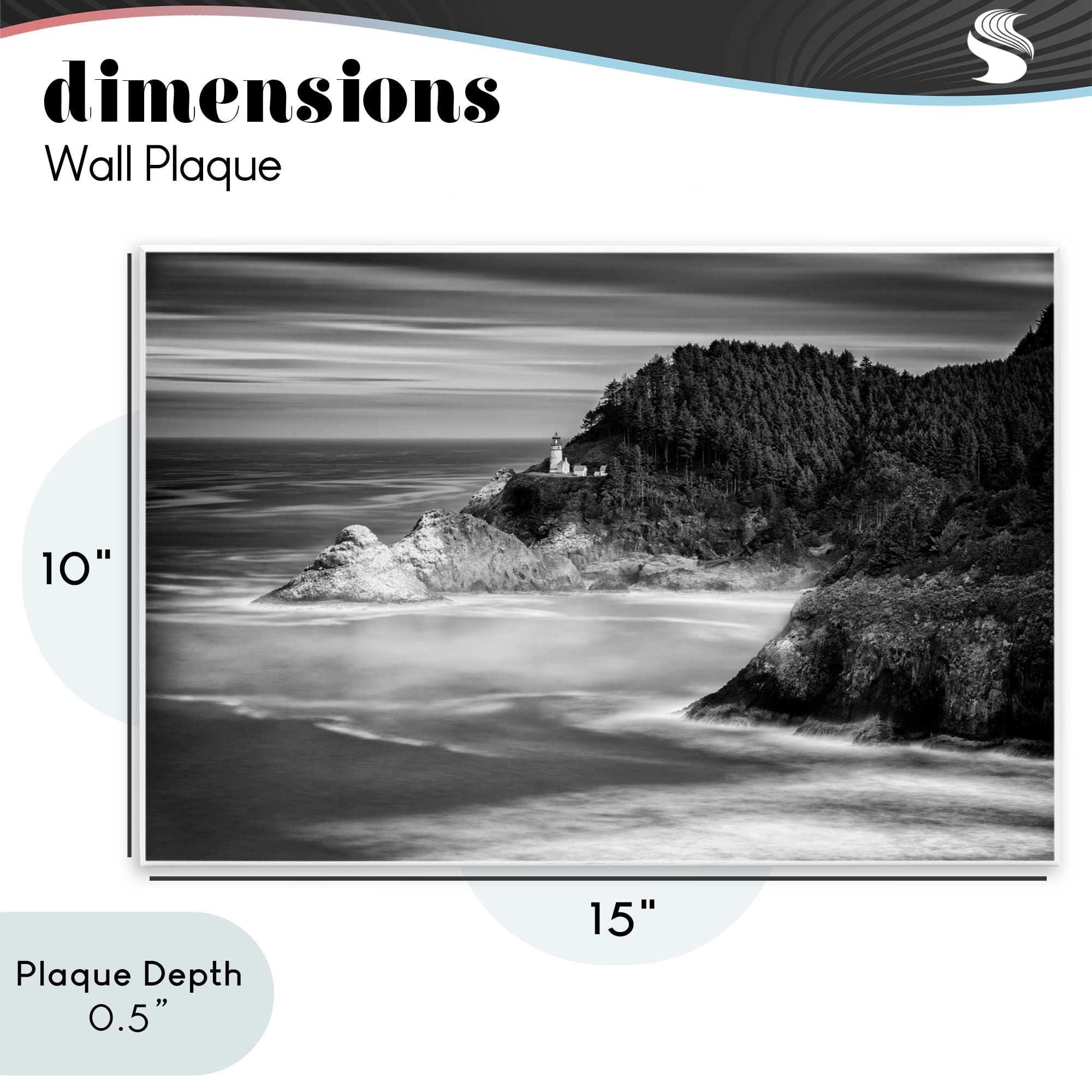 Stupell Industries Perched Above The Pacific Wall Plaque Art, design by Rick Berk