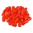 thumbnail image 4 of Uxcell 12mm ID Red Screw Thread Protectors Vinyl End Caps 80 Pack, 4 of 6