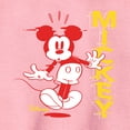 thumbnail image 2 of Disney - Mickey & Friends - Surprised Mickey - Glitch Name - Toddler And Youth Crewneck Fleece Sweatshirt, 2 of 4