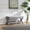 Grey, variant on Pawverly Modern Velvet Accent Bench Seat with Padded Cushion and Crisscross Metal Base, Decorative End of Bed Bench for Hallway Bedroom, Grey