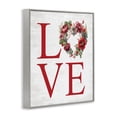 thumbnail image 3 of Stupell Industries Rustic & Romantic Love Wreath Gray Framed Giclee Art, design by Lettered and Lined, 30 x 24, 3 of 8