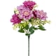 thumbnail image 3 of Yhmxh Flores artificiales de rosas e hortensias, ramo de seda con tallos, tallos de flores RFaux para bodas, fiestas, arreglos florales, decoración de mesas y centros de mesa para el hogar., 3 of 6