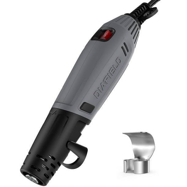 DIAFIELD Mini Heat Gun, 302℉842℉ Heat Gun for Crafts DIY Acrylic Resin