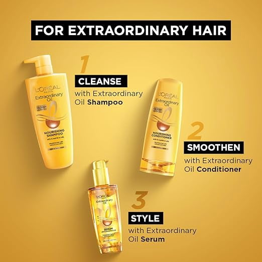 L'Oreal Paris Extraordinary Oil Hair Serum, Anti-Frizz Serum With