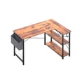 thumbnail image 1 of Escritorio para computadora minimalista ilios innova  con estantería de 3 niveles y bolsa de almacenamiento lateral, 1 of 9