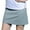 White/Moderate Blue, variant on Monterey Club Women's Gingham Plaid Golf Skirt #2865