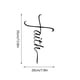 thumbnail image 3 of Cruz Metal pared signo arte Cruz Metal fe Cruz decoración del hogar colgante de pared Wmkox8yii gf10882, 3 of 7