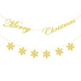 thumbnail image 3 of Christmas Bunting Banner Merry Christmas Decoration 2024 New Year Hanging Paper Garland for Home Navidad Noel Xmas Party Decor, 3 of 5