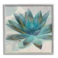 thumbnail image 5 of Stupell Industries Blue Lotus Flower Petals Abstract Nature Plant Painting Gray Framed Art Print Wall Art, Design by Graffitee Studios, 5 of 5