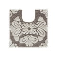 thumbnail image 4 of Better Trends U-Shape Toilet Rug 100% Cotton, Non-Slip Rug, Water Absorbent, Machine Washable, (20" x 20") Contour Bath Rug Beige - Madallion Collection, 4 of 6