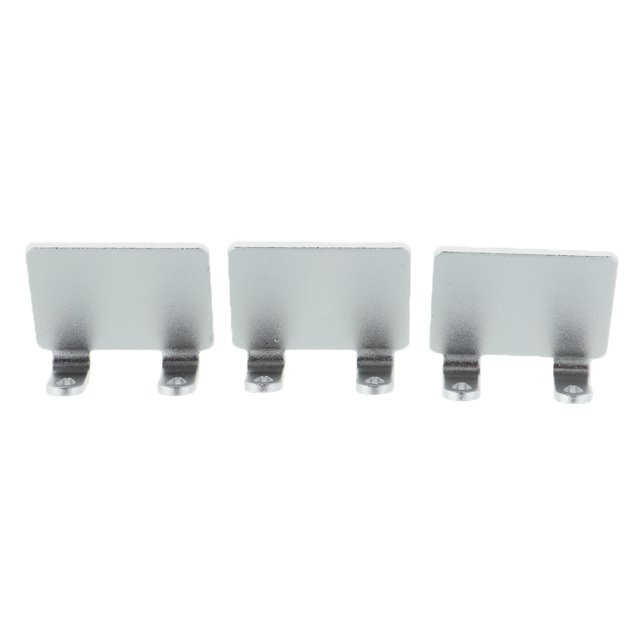 Material De Aluminio De La Suspensión De Gancho Decorativa Para De Decor- Doble Gancho 3Pcs