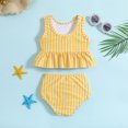 thumbnail image 1 of TIMIFIS Swimsuit for Toddler Girl Bikini Set 2 Piece Swimwear Tankini Bathing Suit Floral Summer Beach Wear for 2-3Years - Summer, 1 of 7