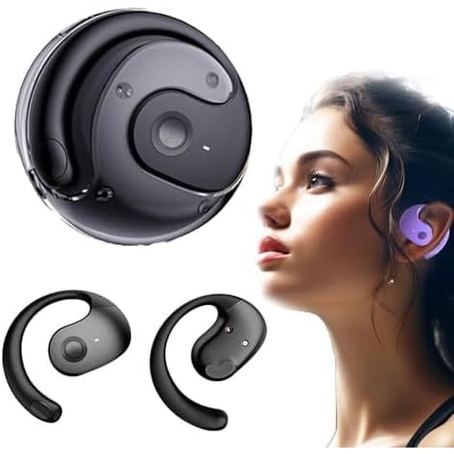 Audífonos inalámbricos de traducción Bluetooth Hy-T26 Pro, audífonos traductores de idiomas, traducción bidireccional en tiempo real, audífonos abiertos Hy-T26 compatibles con más de 75 idiomas.