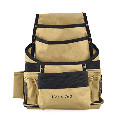Style n Craft 76928 Pochette à Ongles et Outils 11 Poches en Polyester