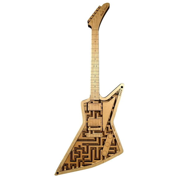Creative Crafthouse Rock Star Guitar Maze Wood Puzzle