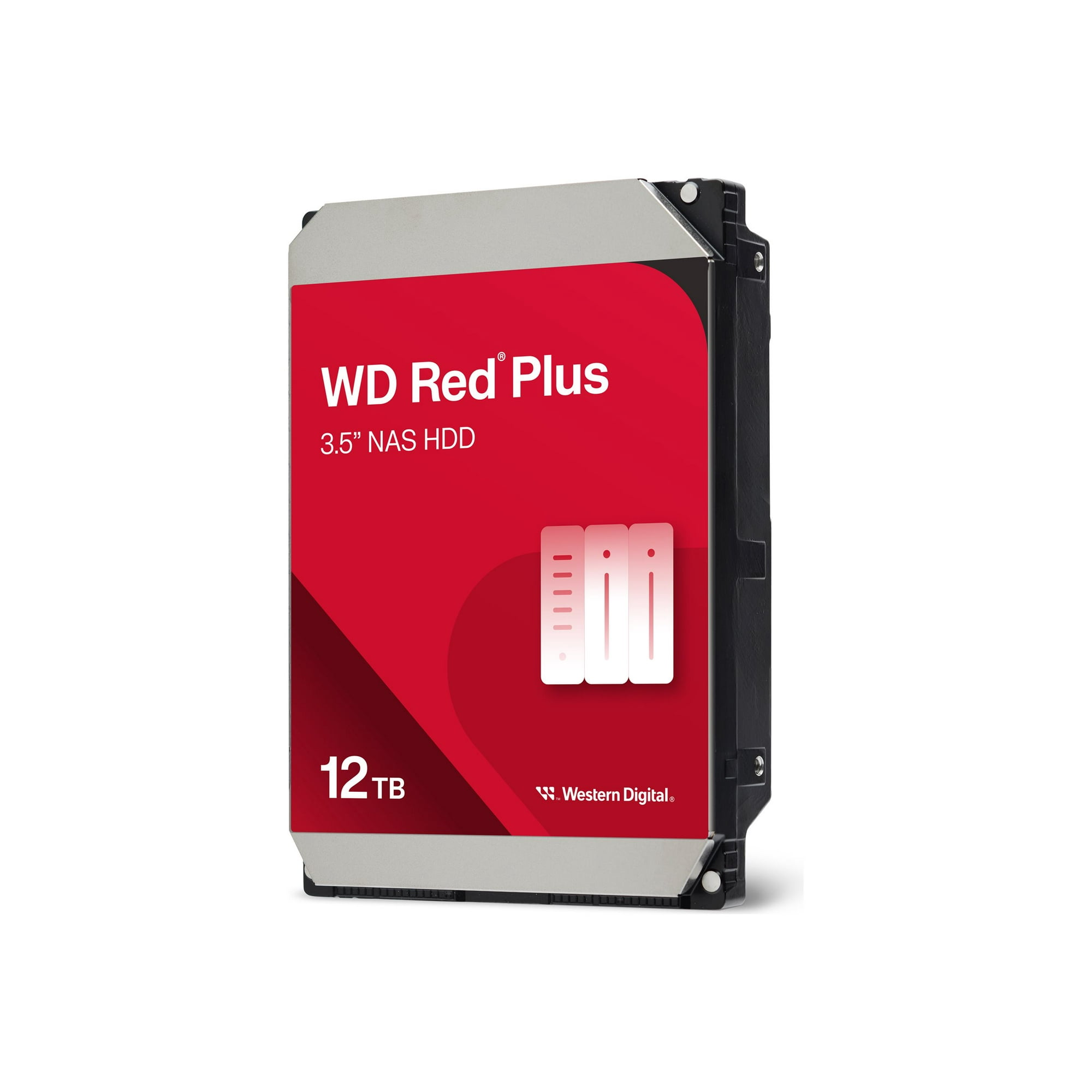 WD Red Plus WD120EFBX - Hard drive - 12 TB - internal - 3.5