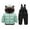 Green, variant on Snow Suits for Boys 2 Piece Thicken Warm Hooded Toddler Ski Jacket and Snow Pants Girls Sets Winter Coat Boys 2-3 Years