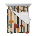 thumbnail image 7 of Abstract Boho King Size Down Alternative Comforter, Lightweight Comforter Quilt Bedding Set with Pillow Shams Vintage Multicolored Geometric Stripes All Seasons Bed Comforter Duvet Insert 96"x106", 7 of 7