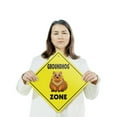 thumbnail image 3 of Groundhog (2 Pack) Plastic Crossing Sign - 12 Inch X 12 Inch Xing Sign Gift Animal Nature Wildlife Burrow Weather Cute Rustic Fun Outdoors Decor Symbol, 3 of 4