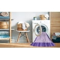 thumbnail image 2 of Ahgly Tapis d'Intérieur Lavable en Machine Carré Transitionnel Rose Pervenche, 4 Pieds Carré, 2 of 7
