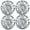 CHROME, variant on (4 Pack)16" Hubcaps Wheel Rims Cover For 2007-2012 Nissan Altima/2008-2009 Nissan Altima Coupe Compatible With Steel Wheels Bolt On Installation(16-Inch,LACQUER)