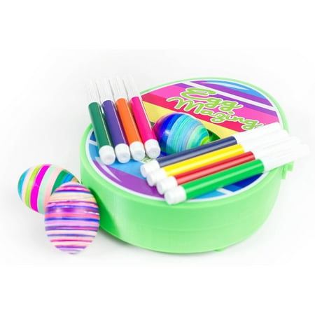 The Original EggMazing Easter Egg Decorator Kit - Includes 8 Colorful Quick Drying Non Toxic Markers