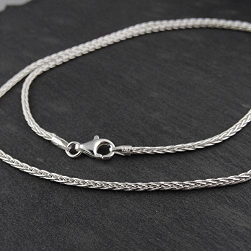- Sterling Silver GL Made in Italy Necklace, Anklet, Bracelet Wheat Chain 