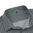 thumbnail image 5 of Cloudstyle Men's Wrinkle-Free Long Sleeve Dress Shirt with Spread Collar, Classic Fit Allover Print for Business, 5 of 8