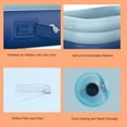 thumbnail image 2 of Automatic inflatable swimming pool sunscreen inflatable pool float raft with detachable canopy suitable for outdoor backyard water party, 2 of 8