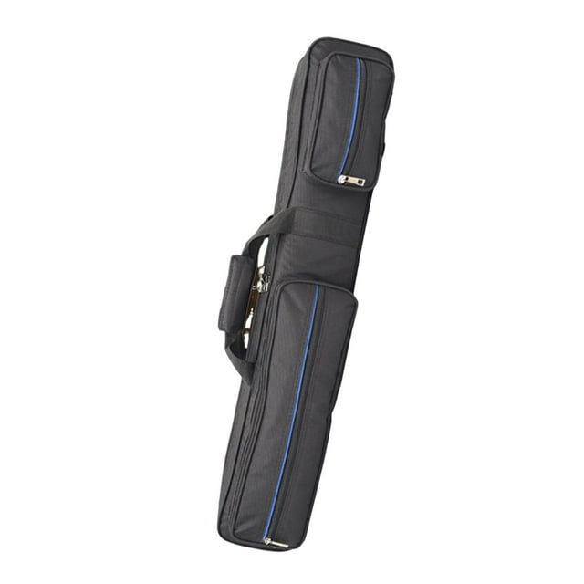 BELOVING Sac à Flûte en Bambou Portable Performance Mode Fermeture Éclair Billard Piscine Noir